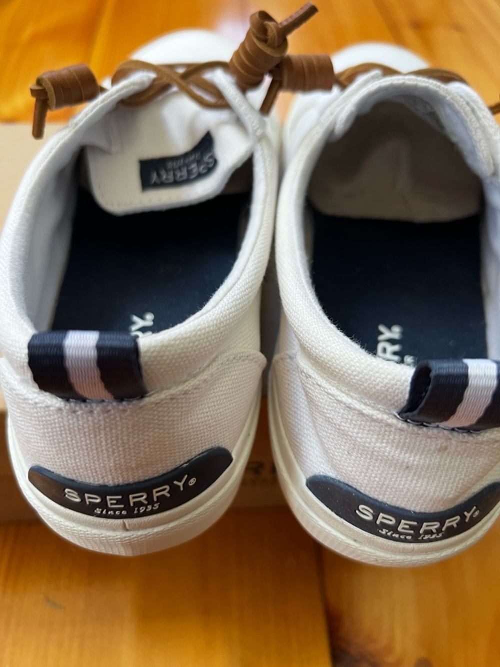 Sperry Pier Wave LTT WOMENS WHITE. SZ 9 - Picture 5 of 5